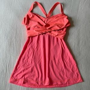 Lululemon Wrap It Up Tank Grapefruit